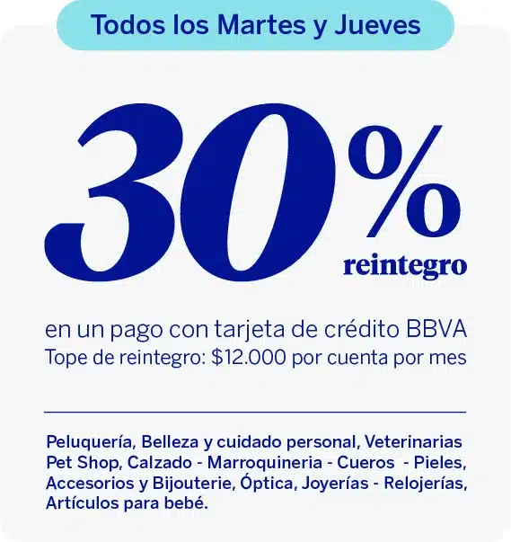 30% de reintegro